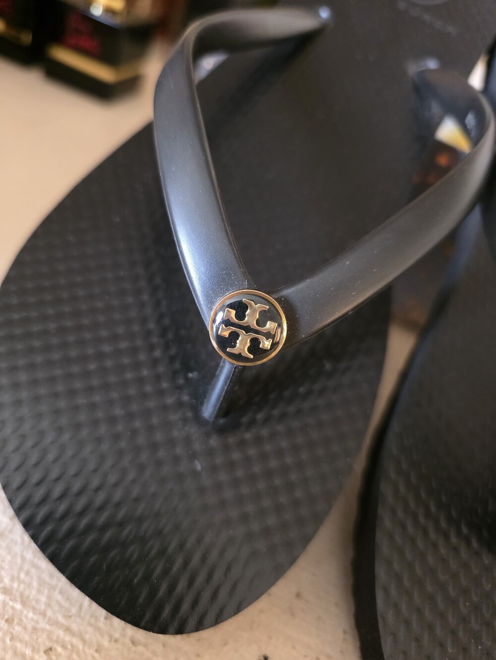 Tory Burch Flip Flops 8 M Discontinued Design - Picture 2 of 7